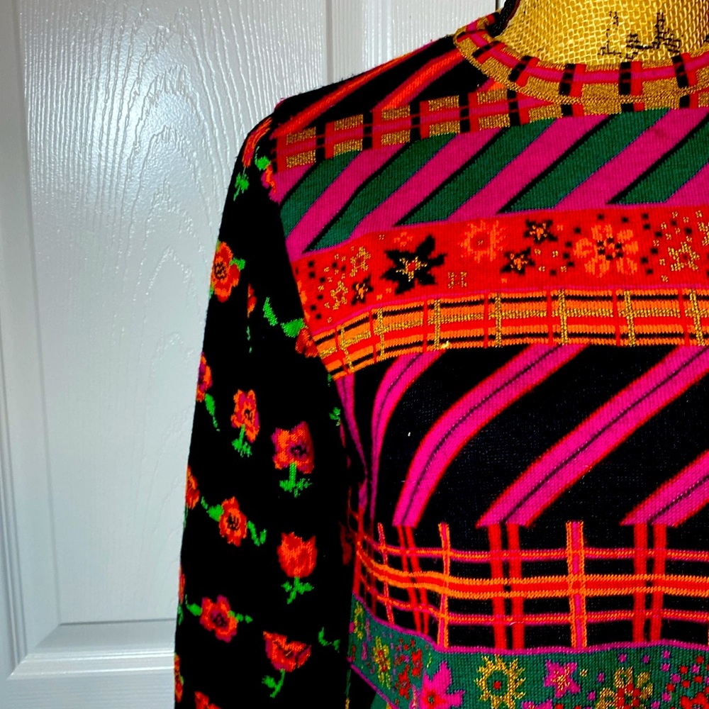 Kenzo Jungle Flower Multi-Pattern Multicolor Swea… - image 2